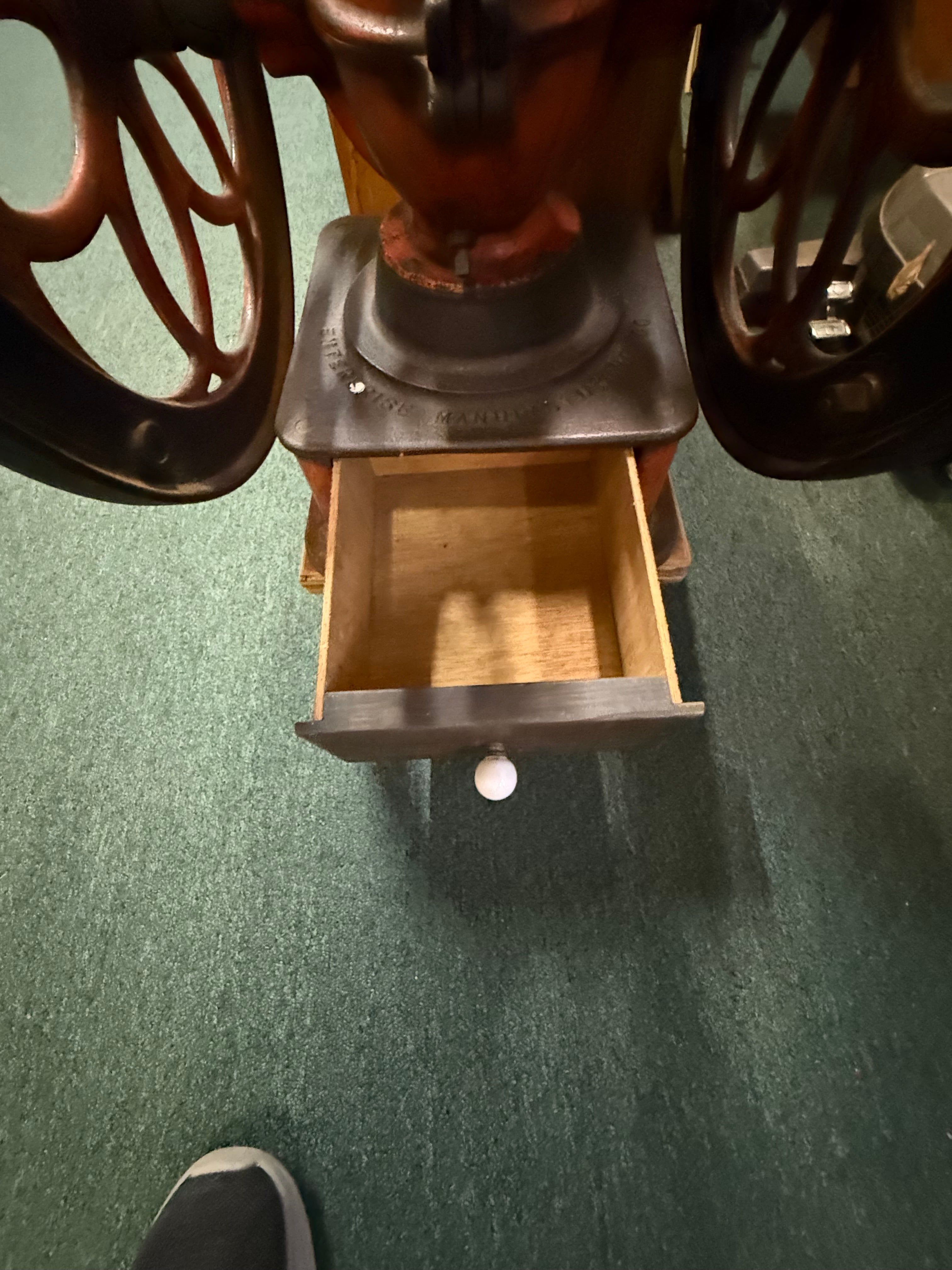 Antique Cast Iron Enterprise Double Wheel Coffee Grinder | Antiques Trading  Post, image size:3024x4032